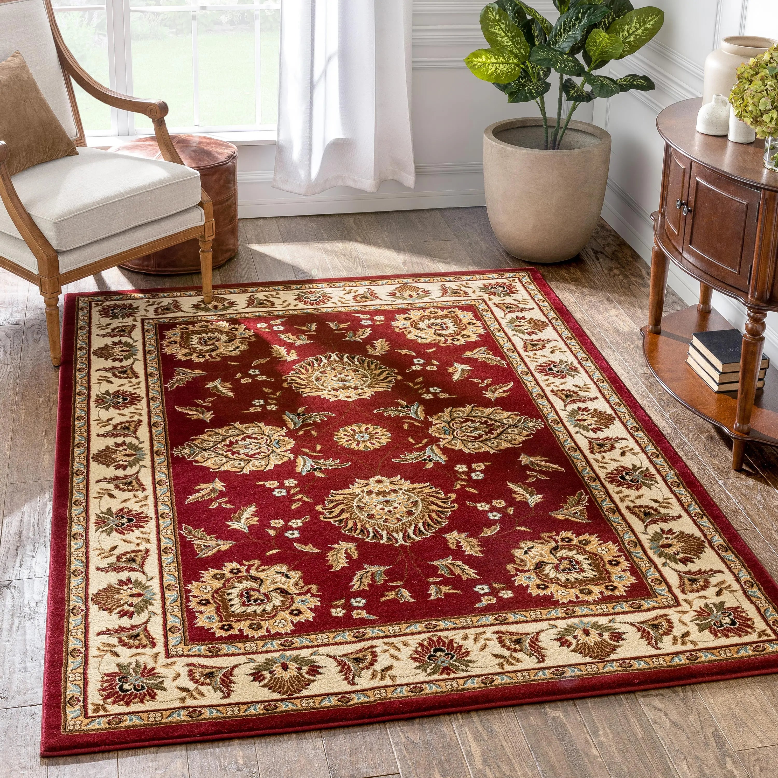 Abbasi Red Traditional Rug、mySite、gigharbornorthrealestate
