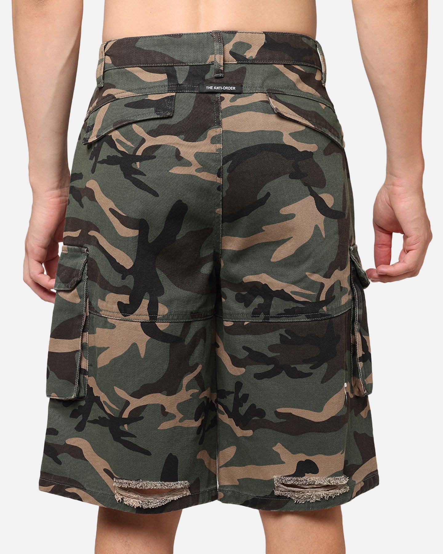 The Anti Order Artillery Baggy Cargo Shorts Woodland Camo、mySite、zt4zffjzw