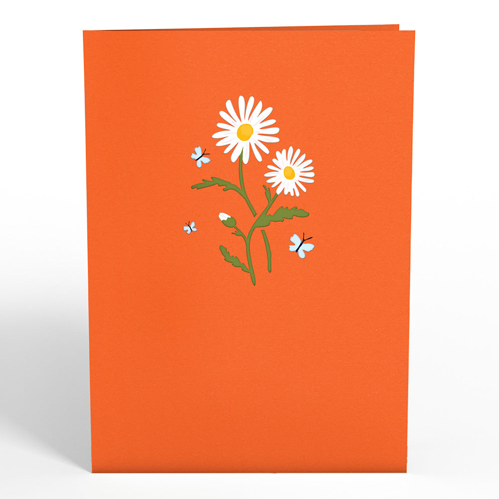 Daisies with Monarch Butterfly Pop-Up Card、mySite、solidvoid