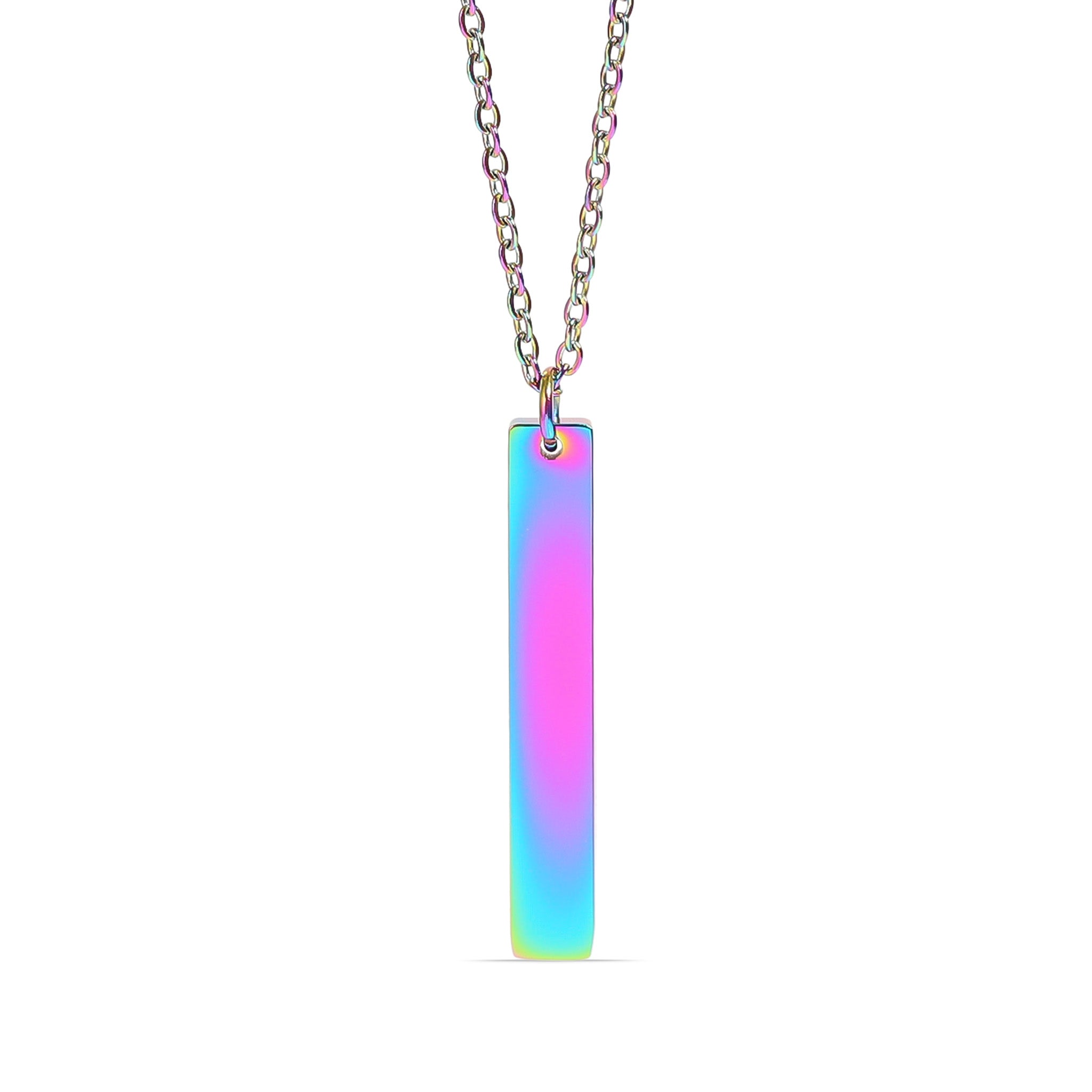 18K Gold PVD Stainless Steel Vertical Bar Necklace / SBB0299、mySite、dreamappss