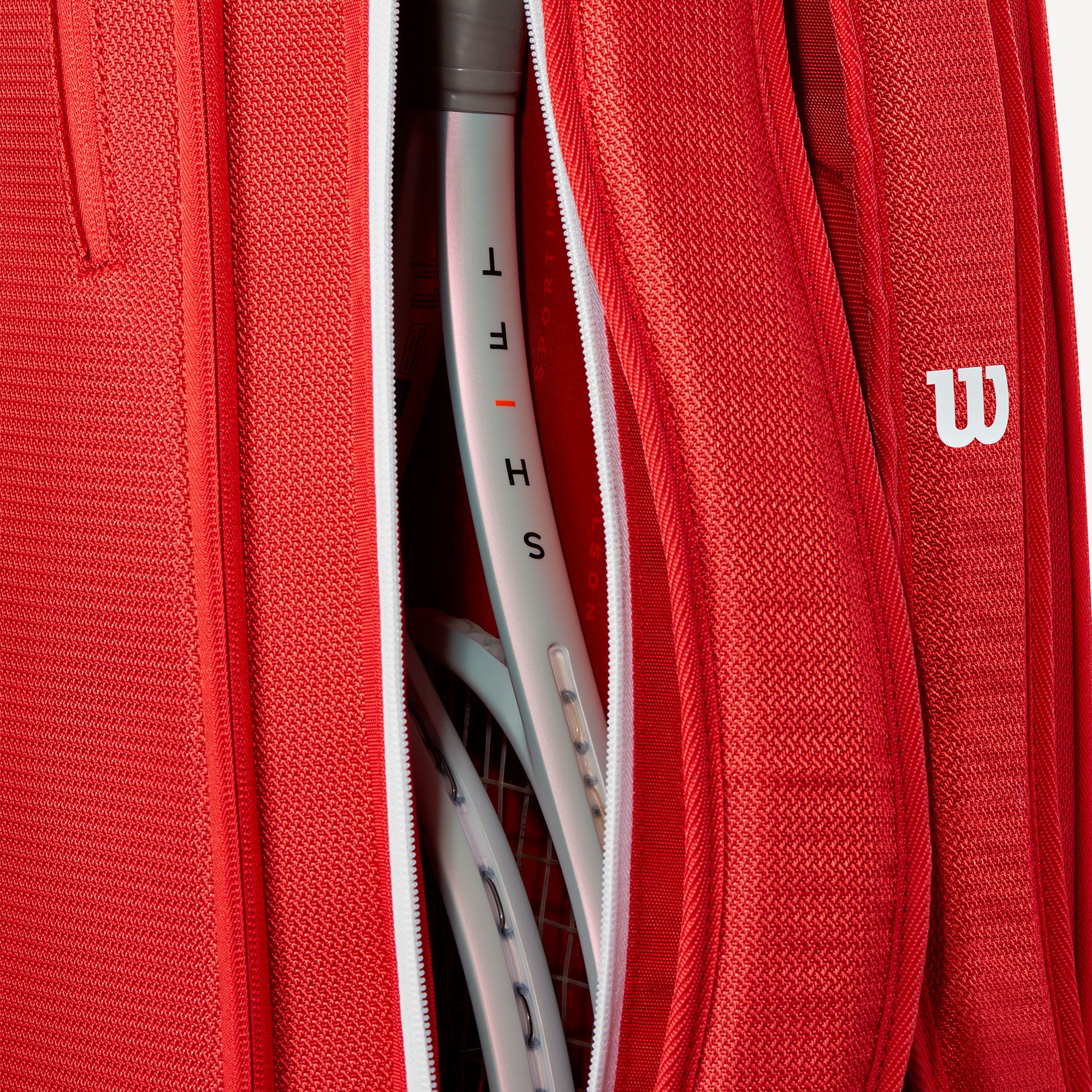 Wilson Super Tour Red 6 Racket Tennis Bag、mySite、neckold