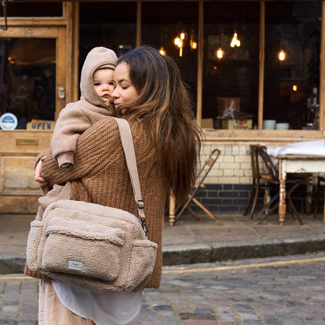  Finnson Freya Eco Stroller Organiser with Stroller Clips - Beige、mySite、merchandisen