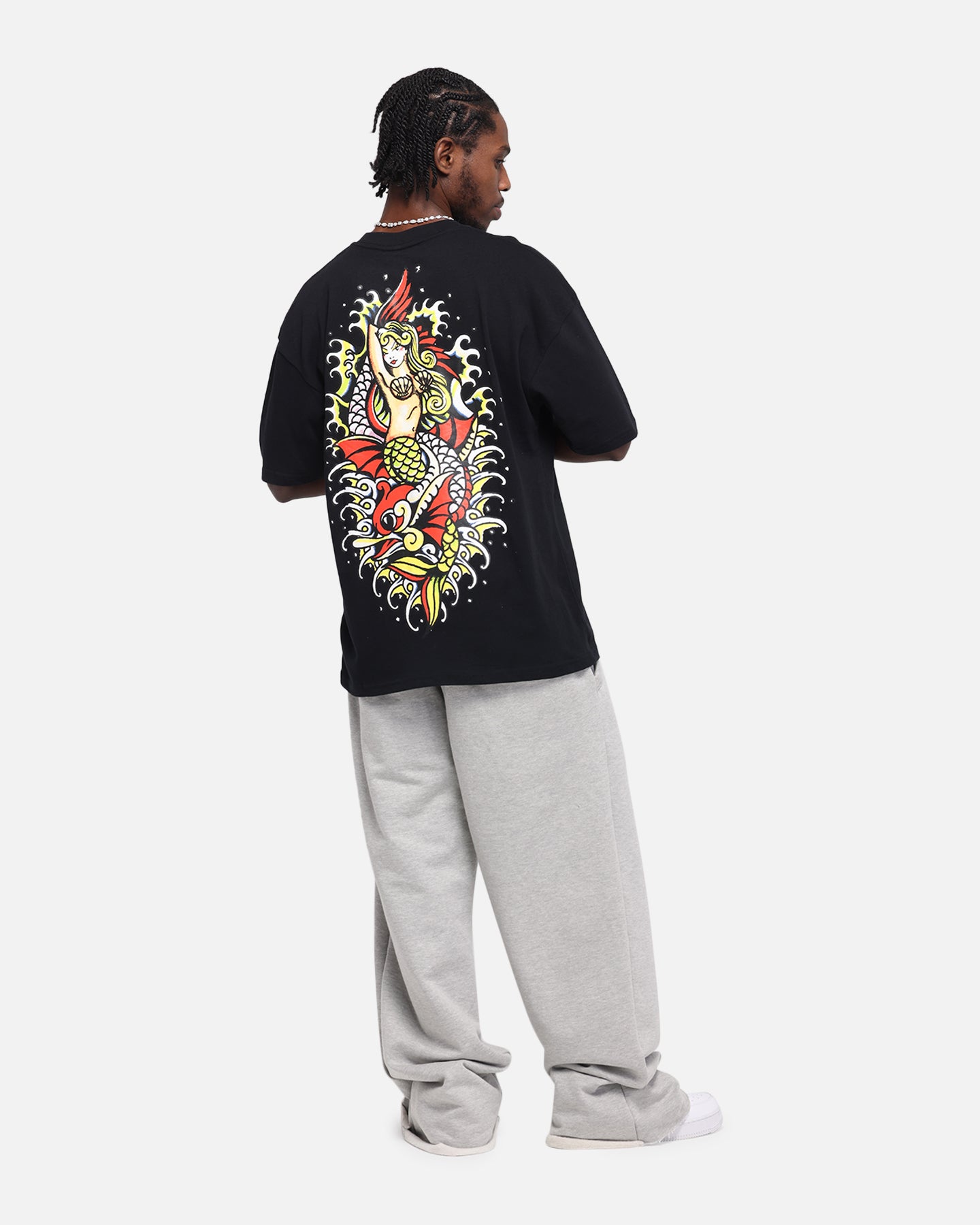 Ed Hardy Mermaid T-Shirt Black、mySite、zt4zffjzw