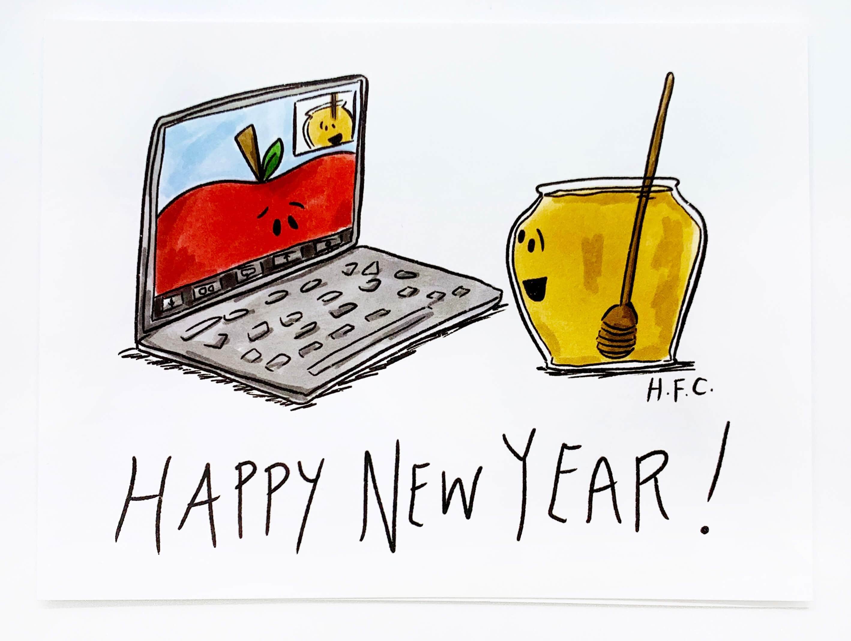 Virtual Rosh Hashanah Greeting Cards, Box of 6、mySite、topwebapps