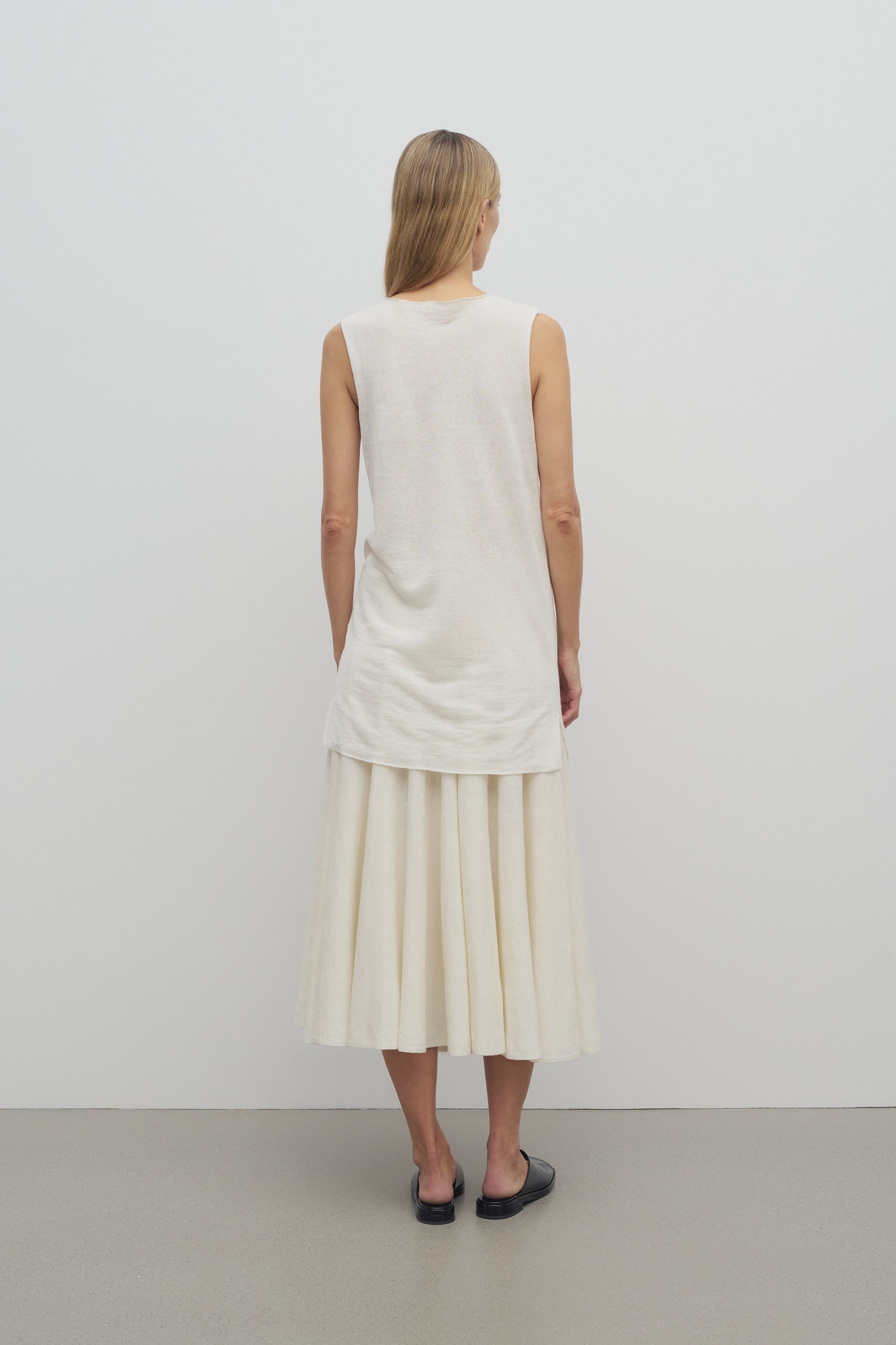 Jaliah Skirt in Cotton and Linen、mySite、aoinhome