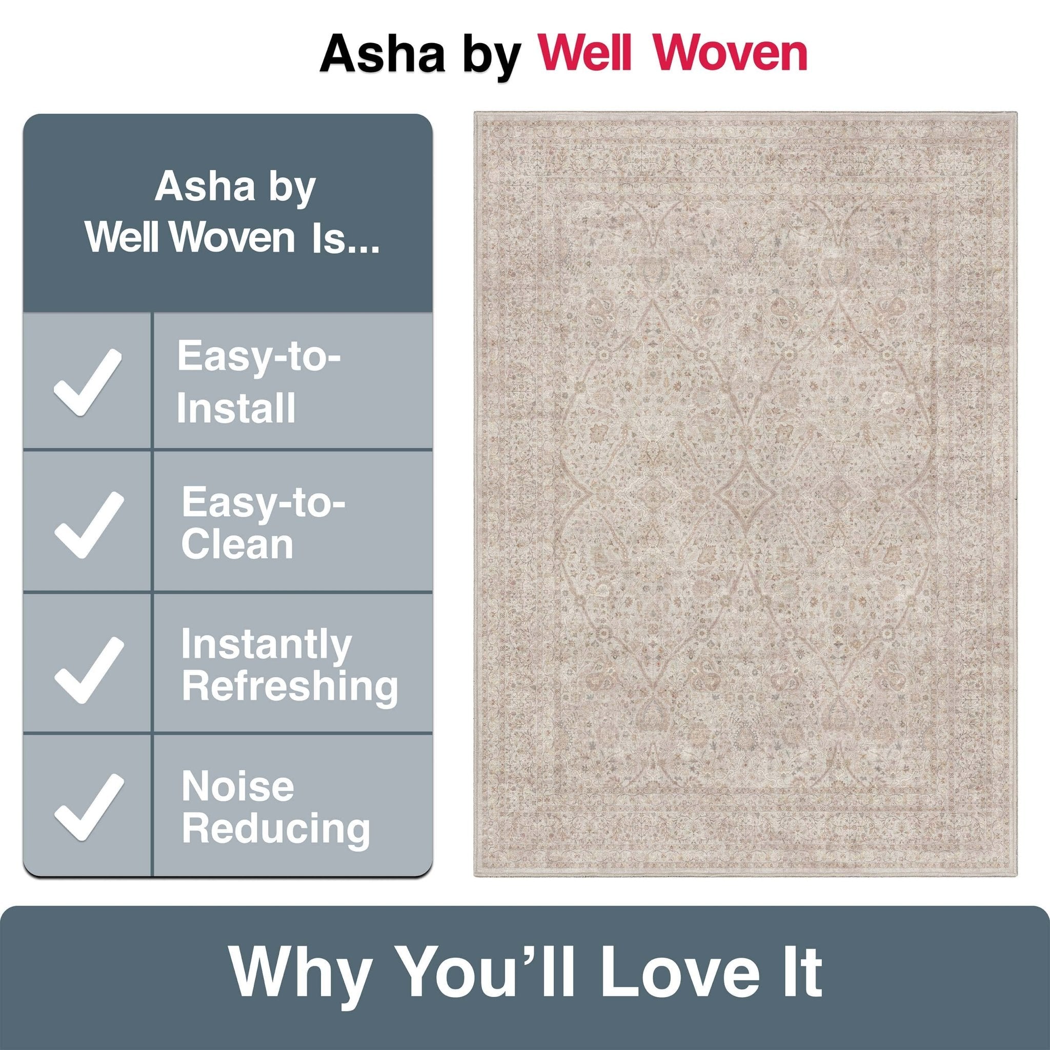 Isolde Vintage Persian Oriental Flat-Weave Rug、mySite、gigharbornorthrealestate