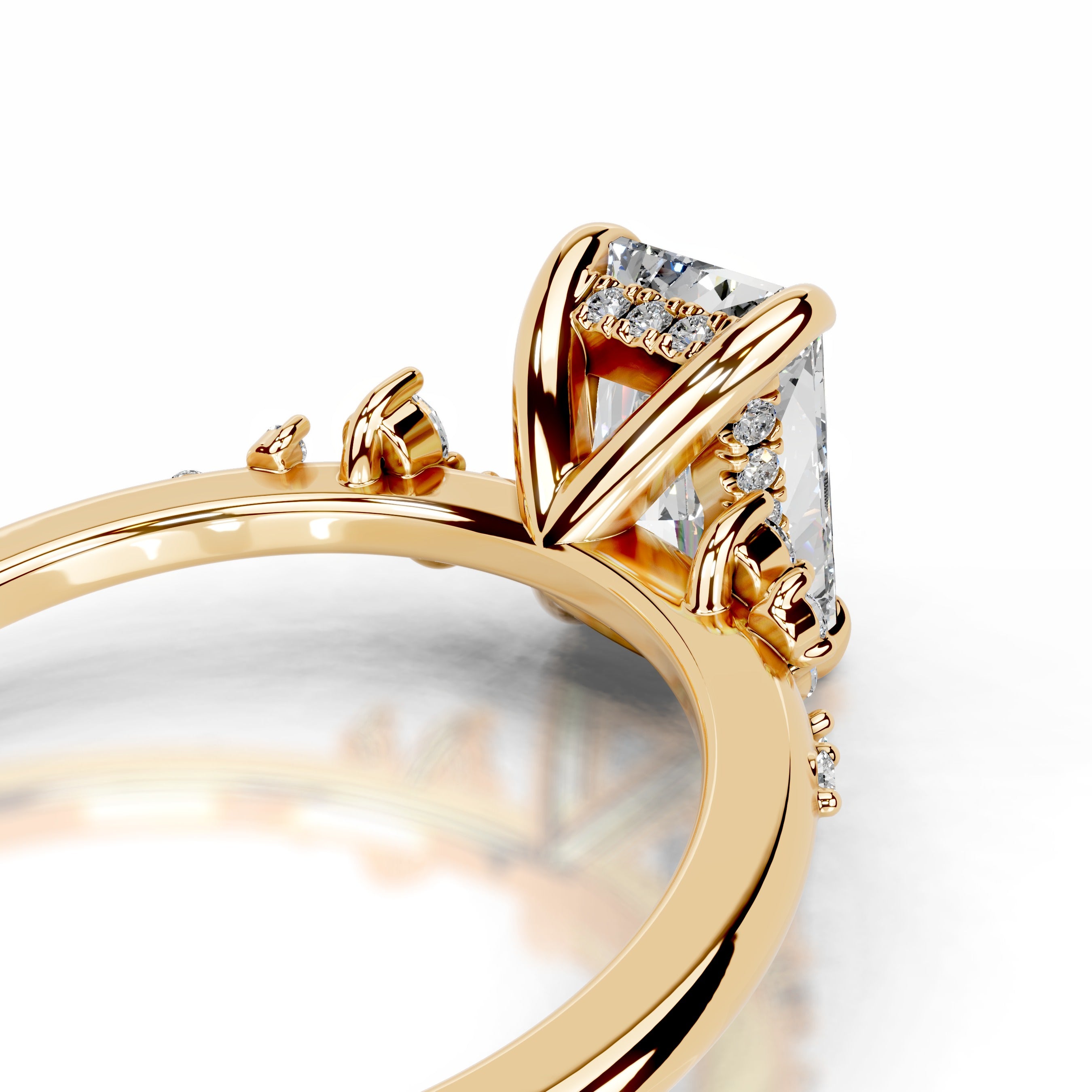 Maisie Diamond Engagement Ring - 18K Yellow Gold、mySite、hinf8tx79