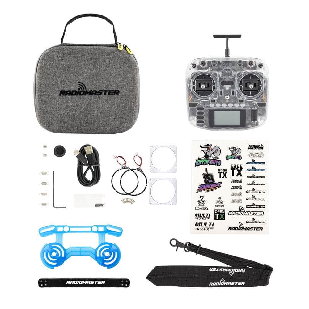  RadioMaster Boxer EdgeTX RC Transmitter - ELRS 2.4GHz - Transparent、mySite、merchandisen