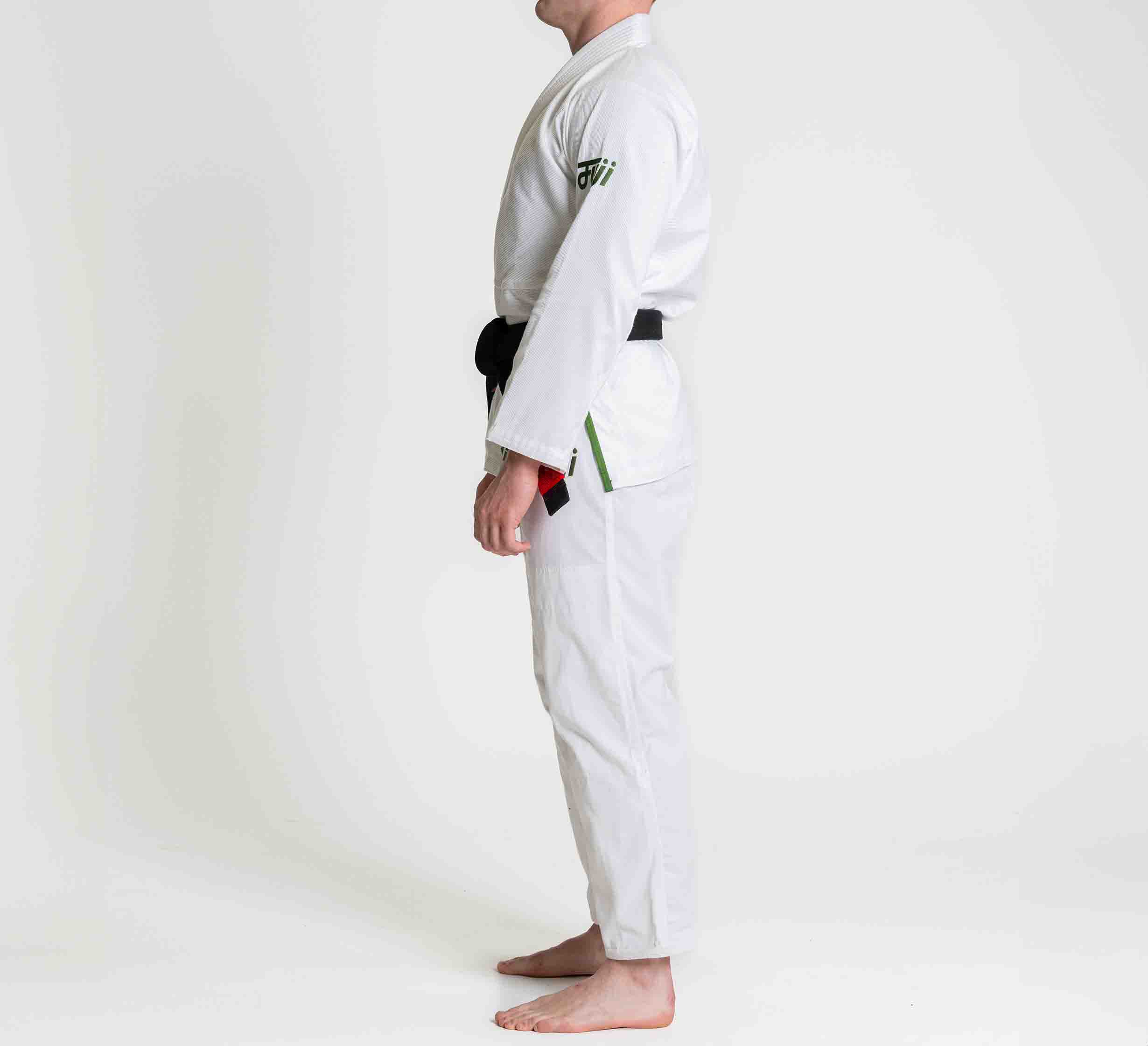 Flow-Tech BJJ Gi White/Green、mySite、gigharbornorthrealestate