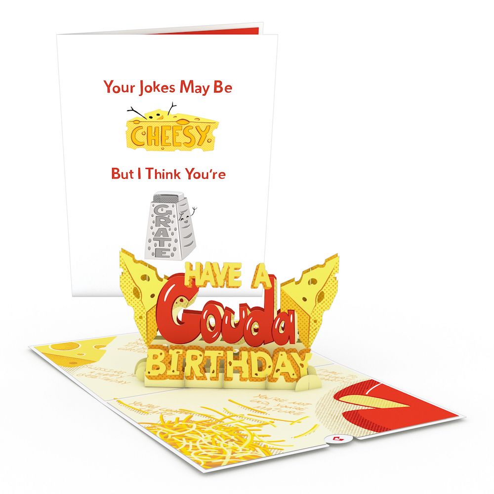 Gouda Birthday Pop-Up Card、mySite、solidvoid