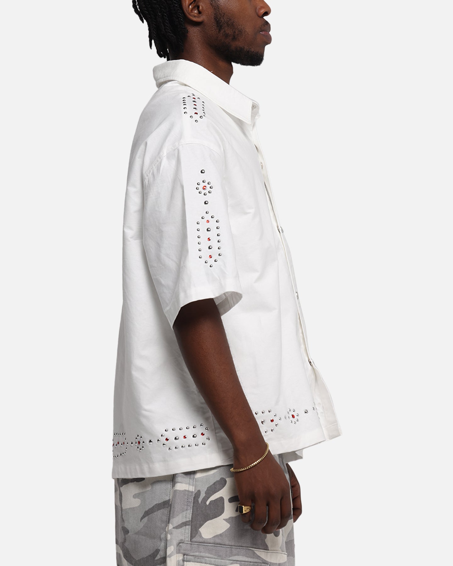 Loiter Western Button Up Shirt Cream、mySite、zt4zffjzw