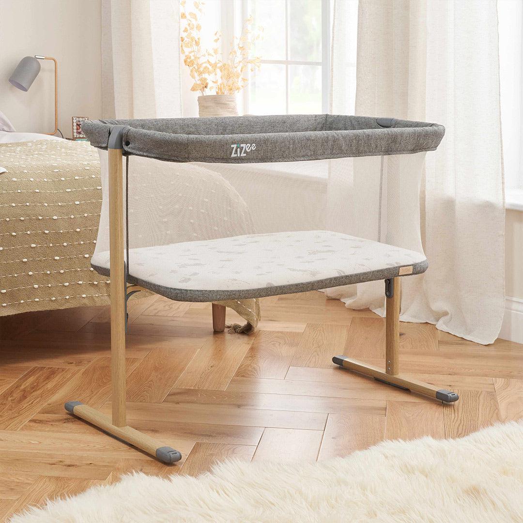  Tutti Bambini ZiZee Essential Crib - Oak/Charcoal、mySite、merchandisen