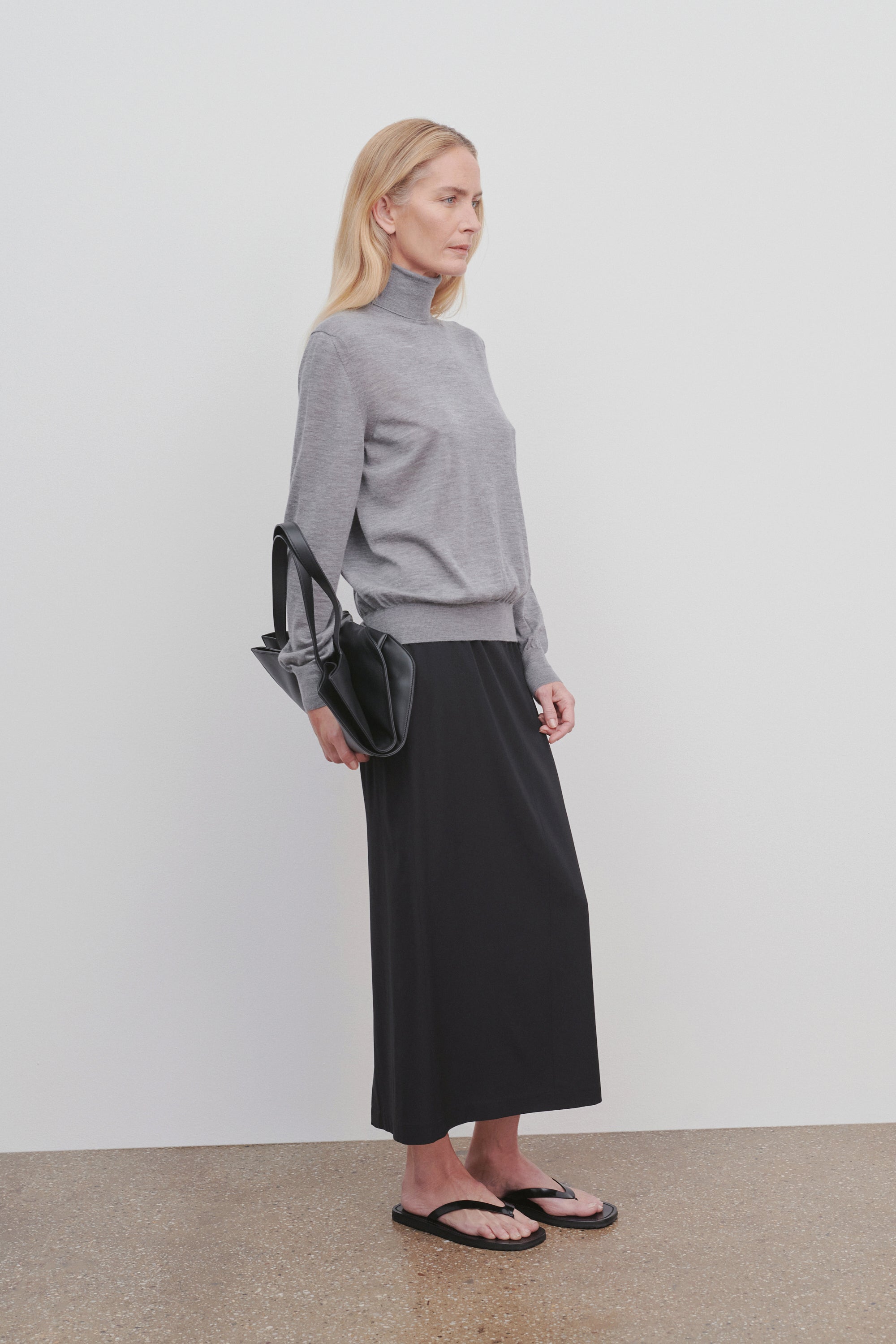 Matias Skirt in Viscose and Wool、mySite、aoinhome
