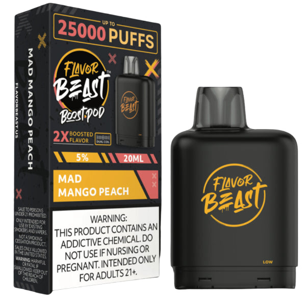 Flavor Beast Boost Pods 25,000 Puffs (Battery not Included)、mySite、zt4zffjzw