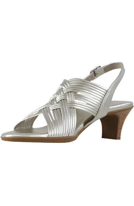 Munro Women's Marianna Slingback Sandal - Natural Metallic Leather、mySite、preschool7hills