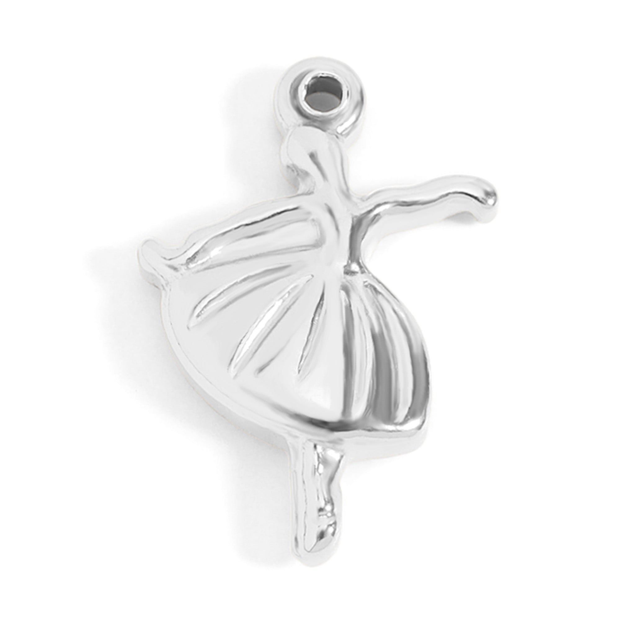 18K Gold PVD Stainless Steel Ballerina Charm / PDL0094、mySite、dreamappss