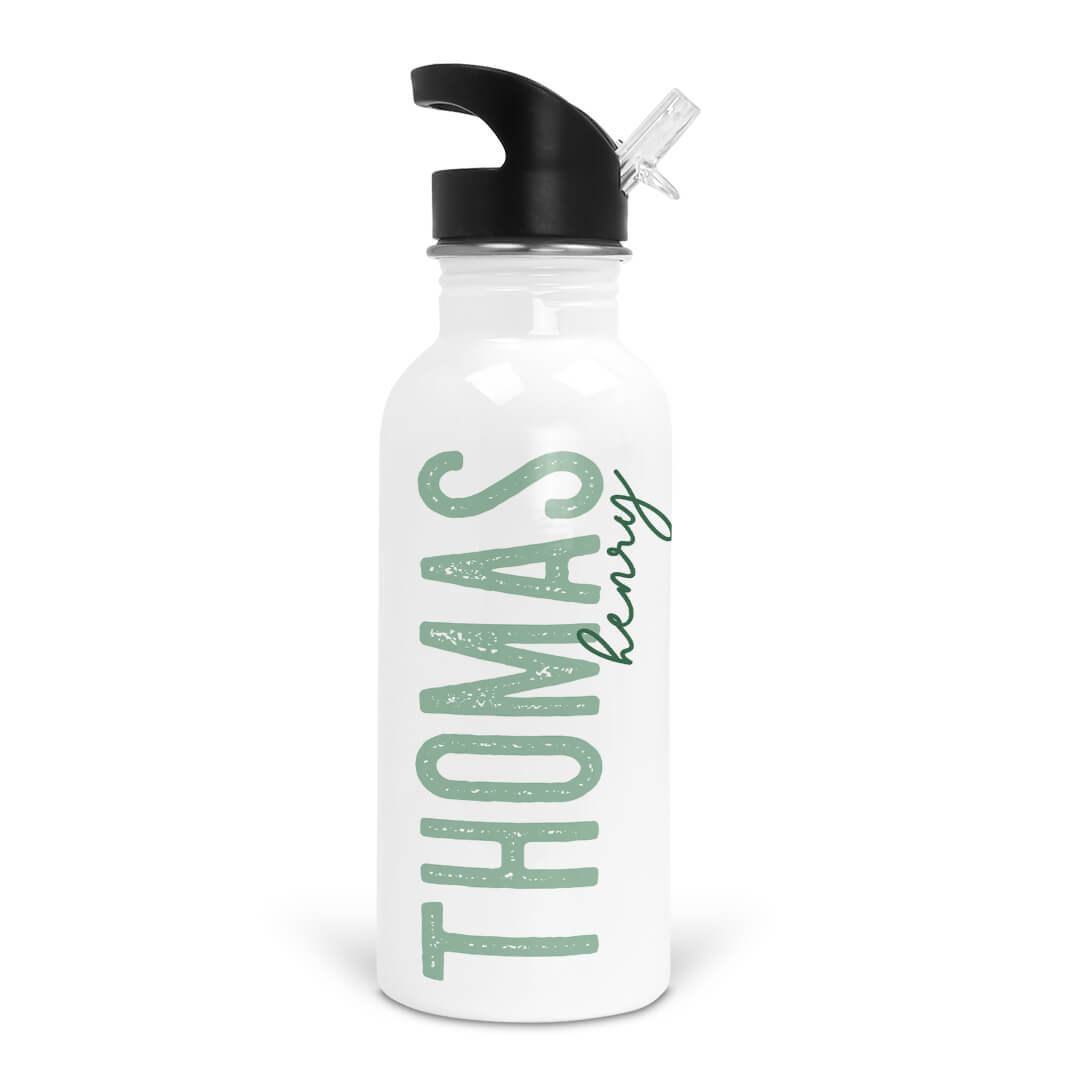  Green Ombre Personalized Kids Water Bottle、mySite、layawaytickets
