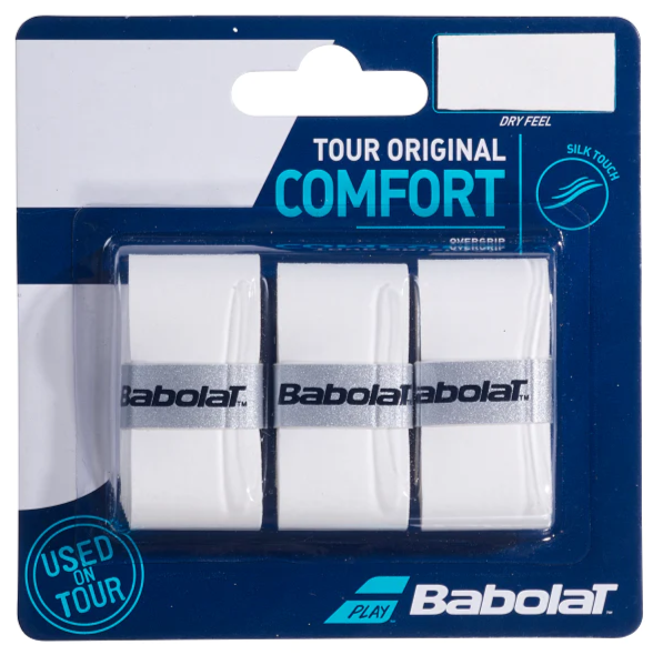 Babolat Tour Original Overgrip 3 Pack (White)、mySite、neckold