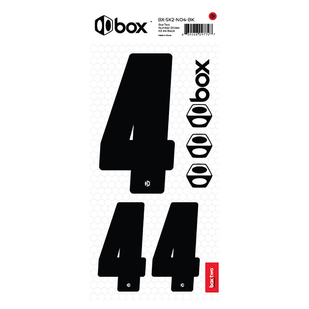  Box Two Number Sticker Kit - Black、mySite、merchandisen