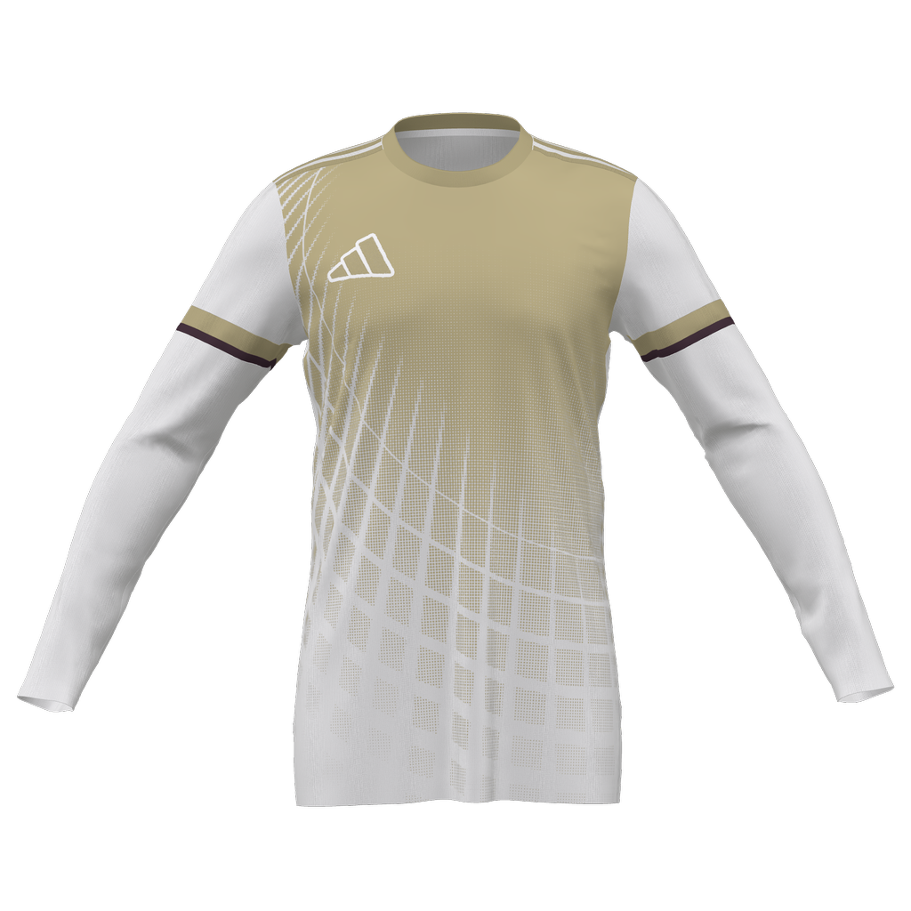 adidas Youth Squadra 25 GK Custom Jersey Liv Fusion- Gold/Wht、mySite、noshort