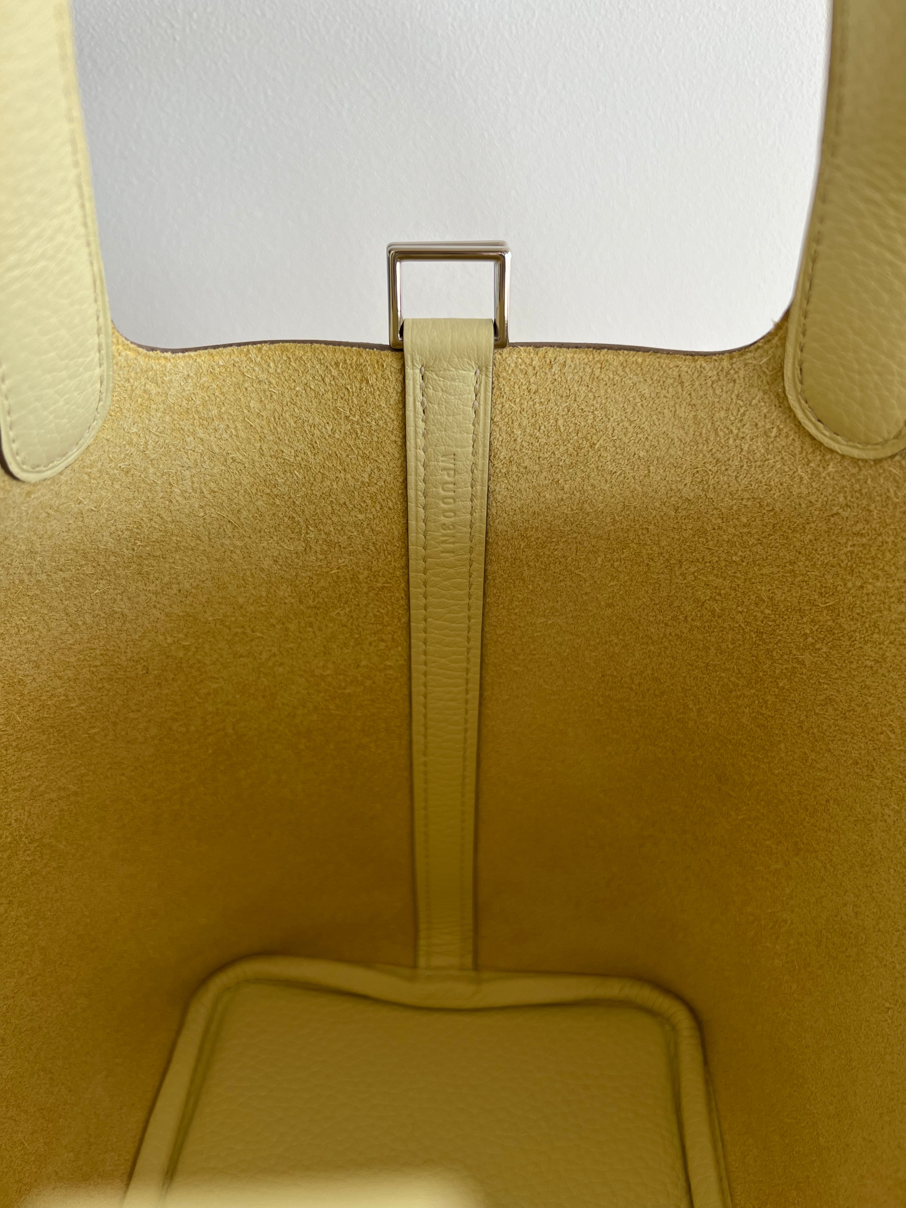 Hermès Picotin 18cm Jaune Milton Clemence PHW、mySite、garminoutage.com