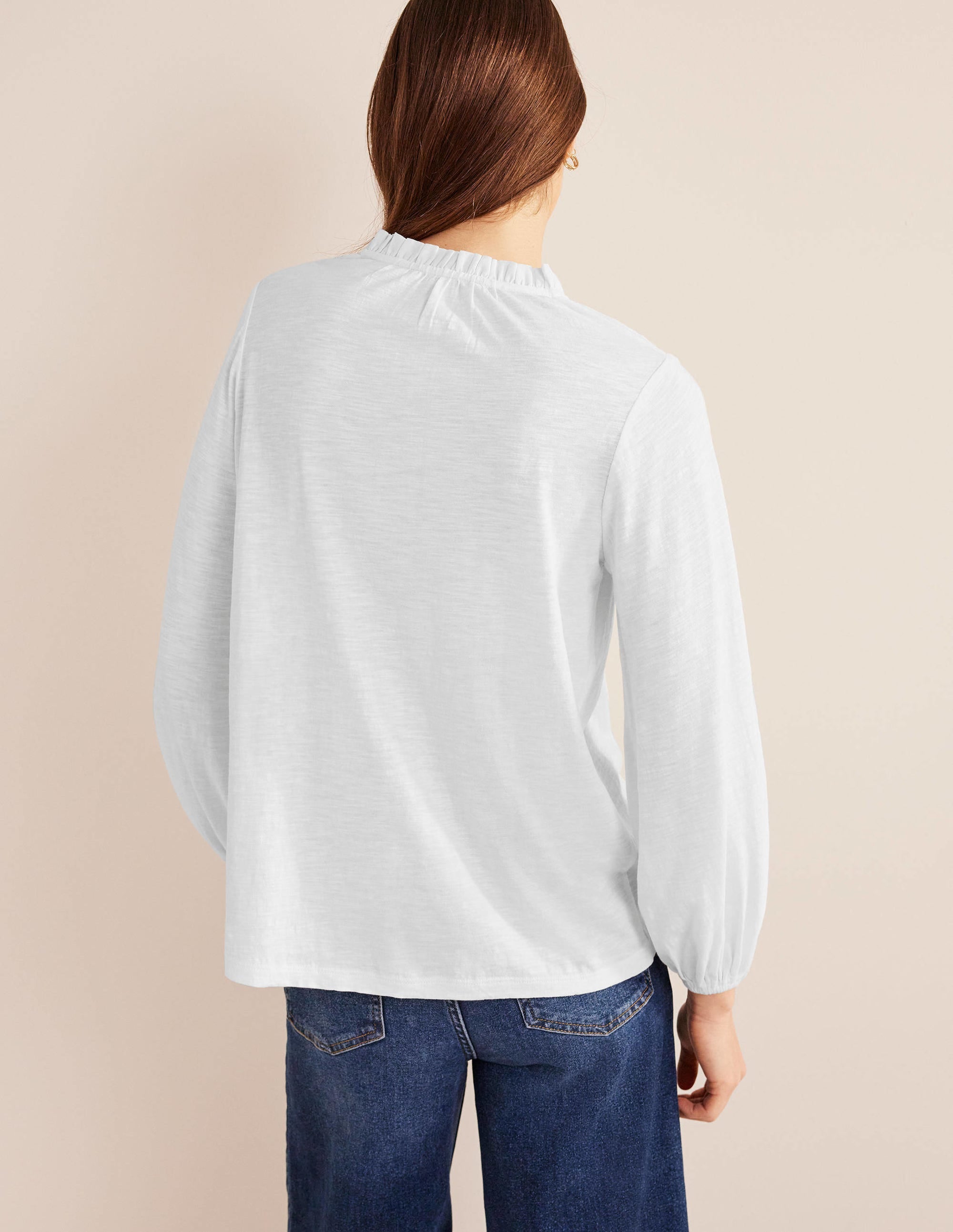  Cut Work Yoke Textured Top-White、mySite、ashleygrahame