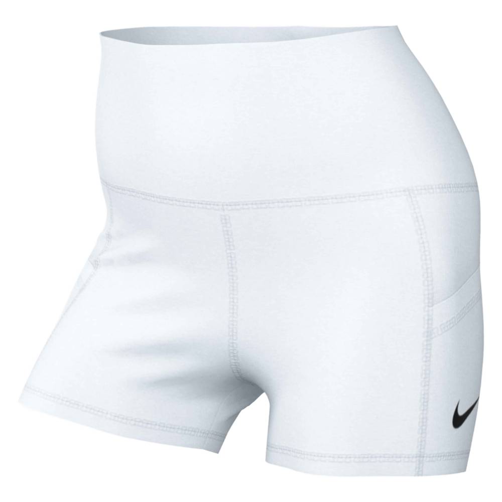 Nike Women's Dri-FIT Ball Short (White/Black)
