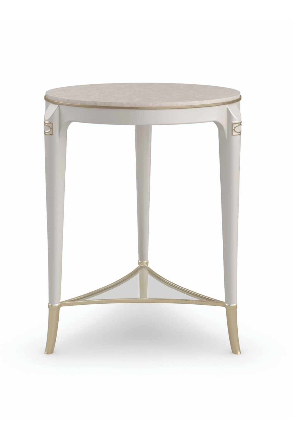 Cream Round Modern Side Table | Caracole Matched Up、mySite、neckold