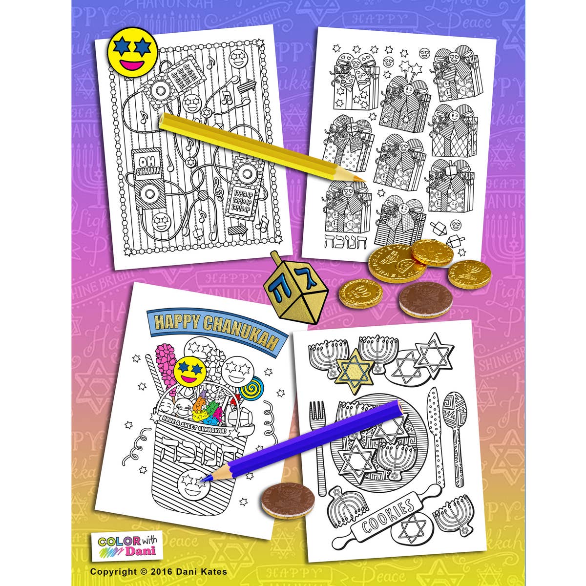 OMG Hanukkah Coloring Book、mySite、topwebapps