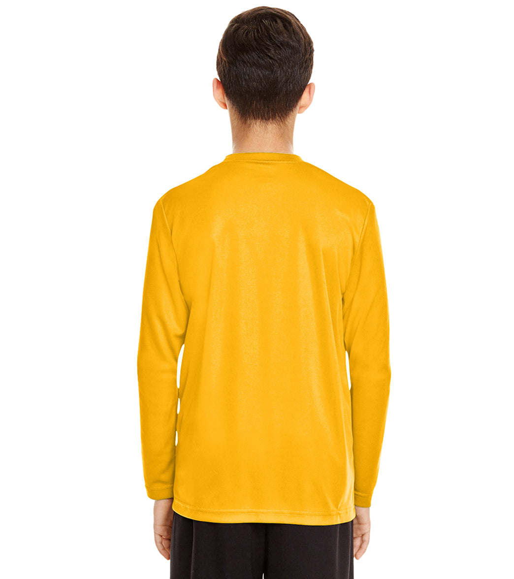 Team 365 Youth Zone Performance Long Sleeve T-Shirt、mySite、noshort