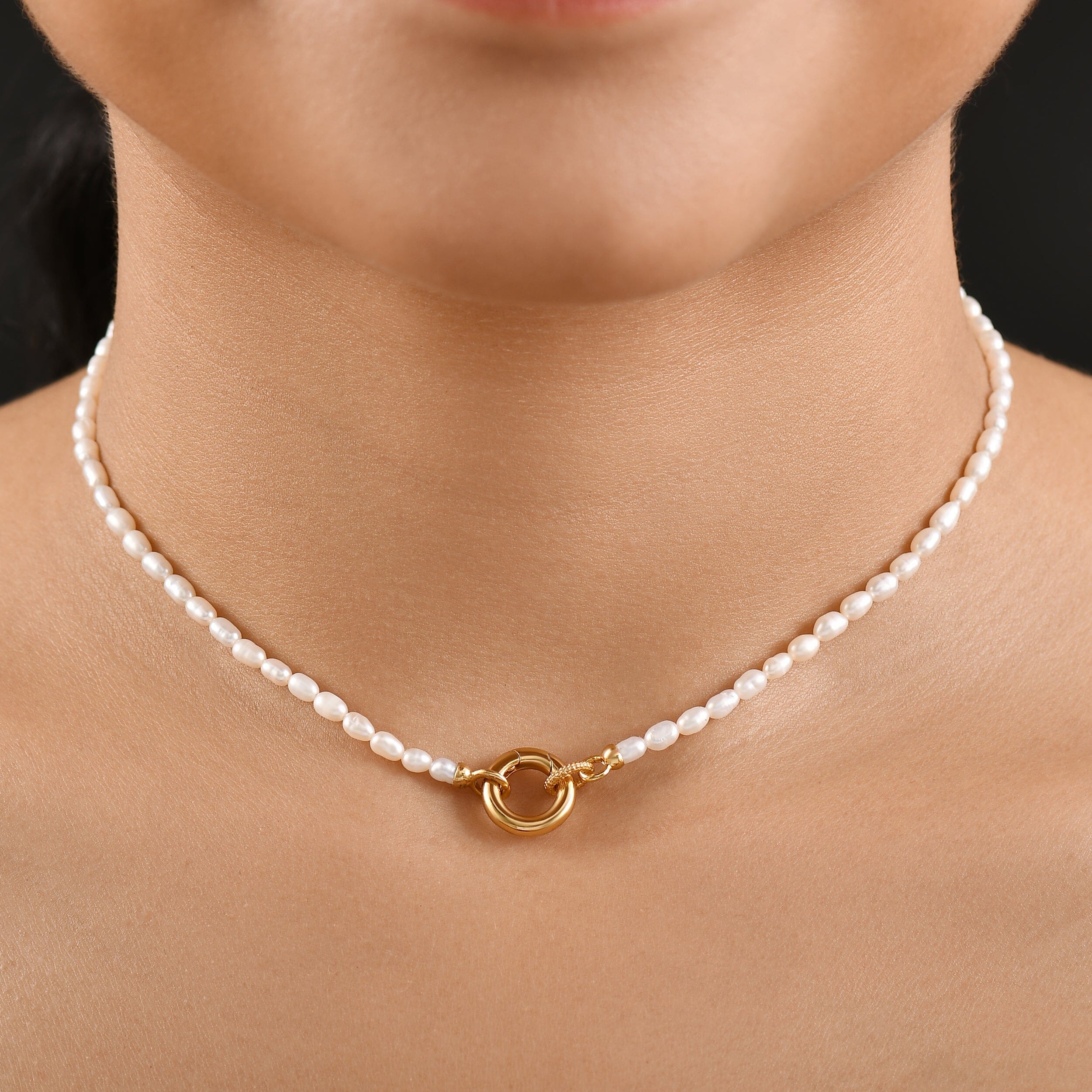 Rice Pearl Necklace - Spirit Link Dotted、mySite、hinf8tx79