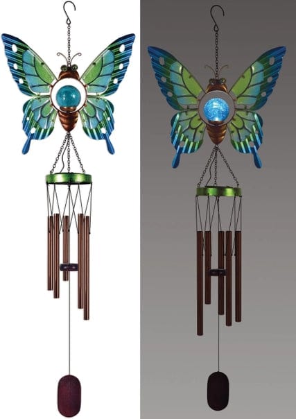 Solar Gardens, Solar Butterfly Wind Chime、mySite、g9winljtr