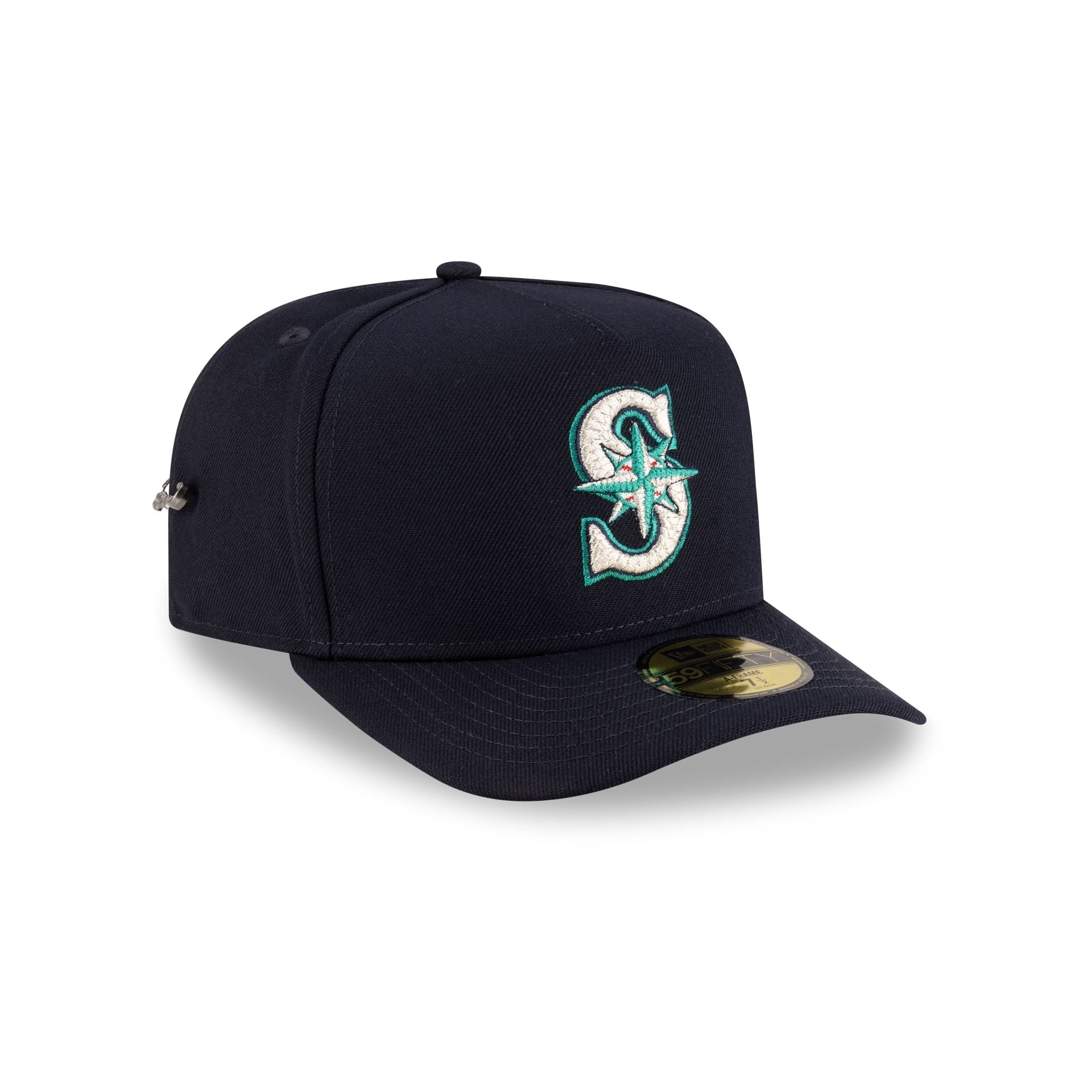 Seattle Mariners Script Safety Pin 59FIFTY A-Frame Fitted Hat、mySite、shSeattle Mariners Script Safety Pin 59FIFTY A-Frame Fitted Hat、mySite、glenpowelloop_name