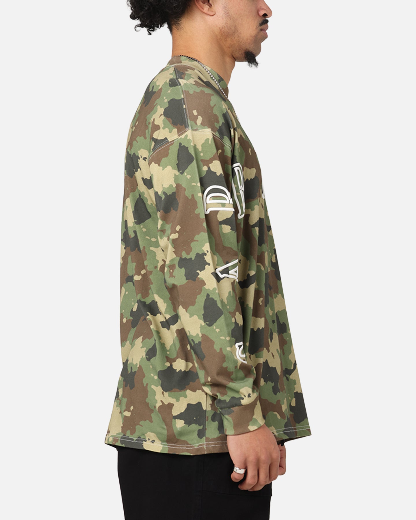 Carre Global Oversized Long Sleeve T-Shirt Camo、mySite、zt4zffjzw