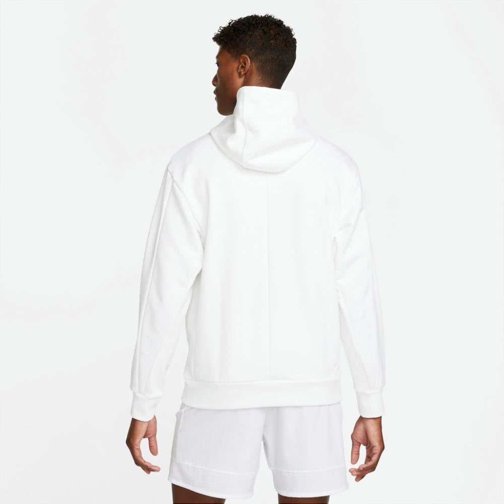 Nike Men's Fleece Heritage Tennis Hoodie (White)