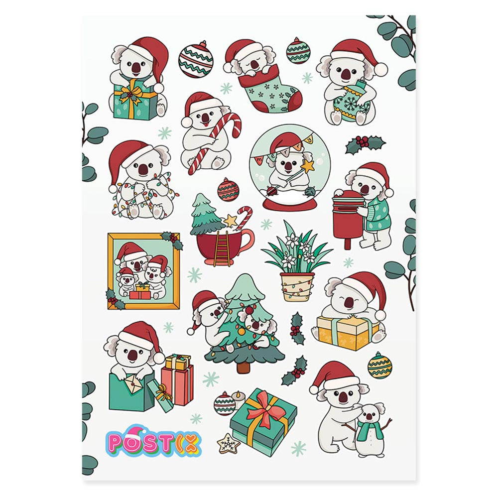  Koala-La-La Christmas Stickers、mySite、ghnorth