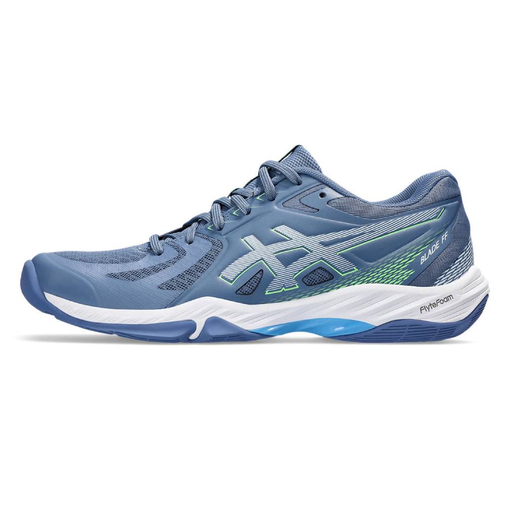 Asics Gel Blade FF Men's Indoor Court Shoe (Blue/Lime)