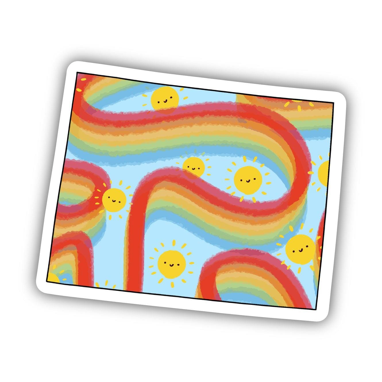  Wyoming Rainbow Fun Sticker、mySite、elrpsem3k