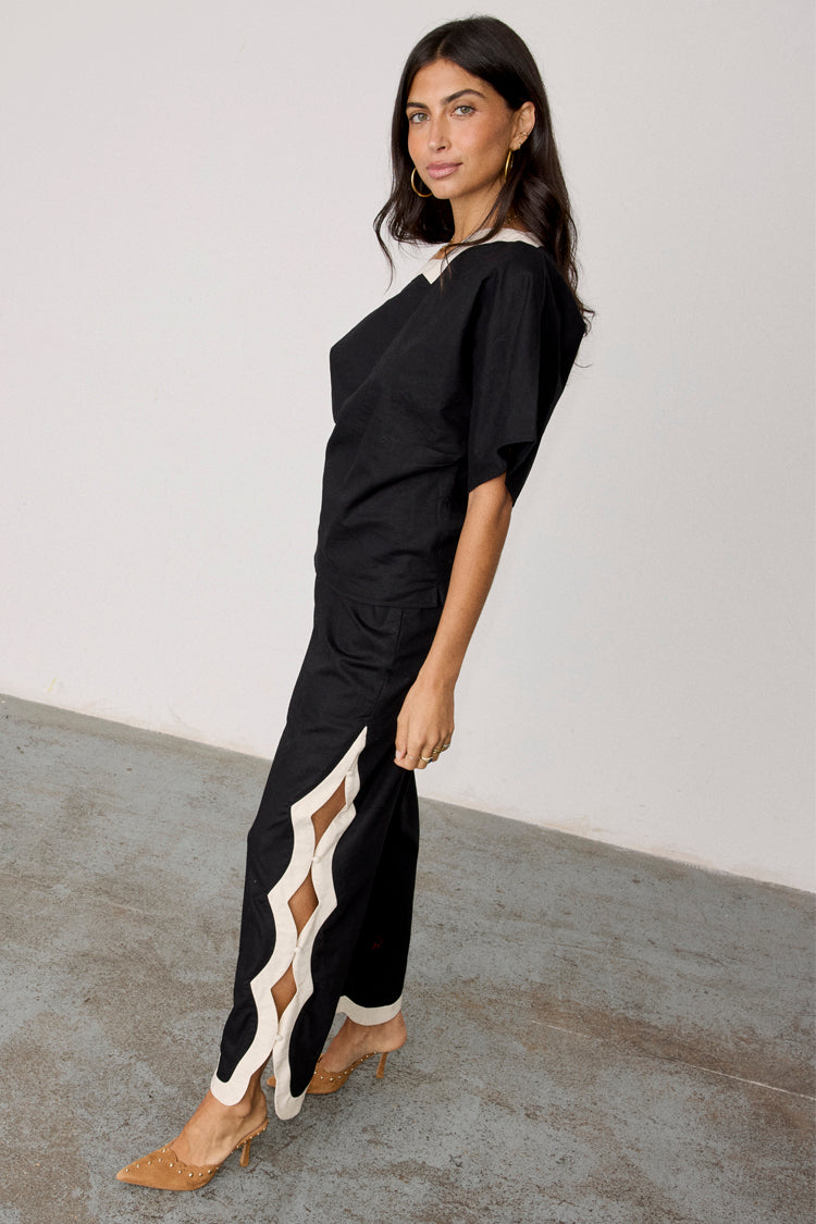 Mono Scallop Trousers、mySite、solidvoid