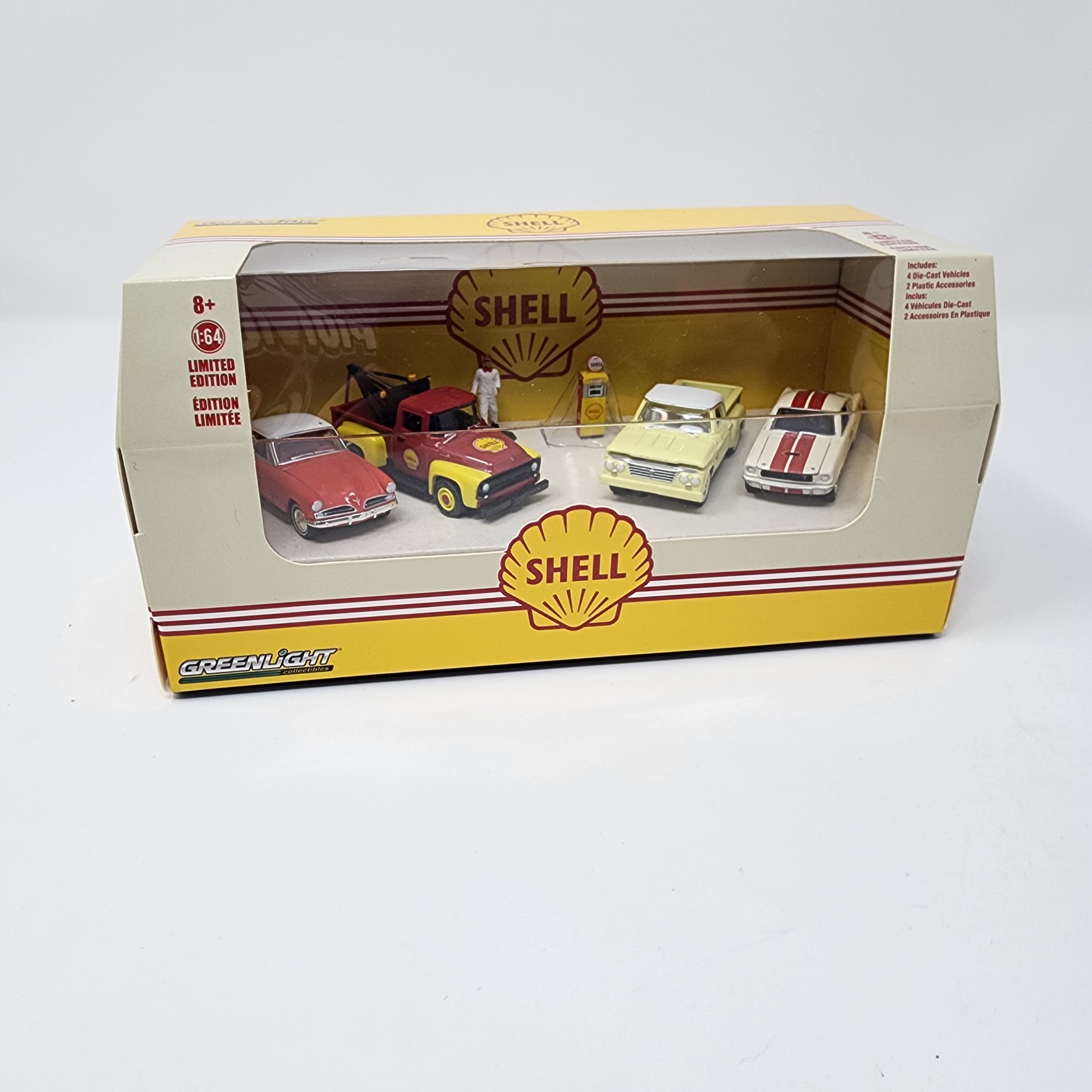 Shell Service Center Collection * 4 Car Set * Greenlight Diorama、mySite、hgirdovlk