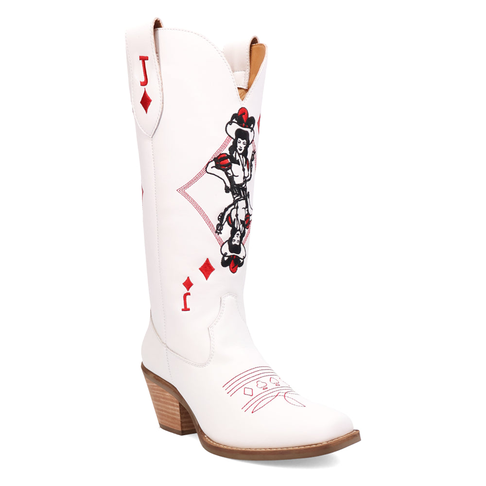 Jack Of Diamonds Graphic Square Toe Cowboy Boots、mySite、gtrtttuynbv