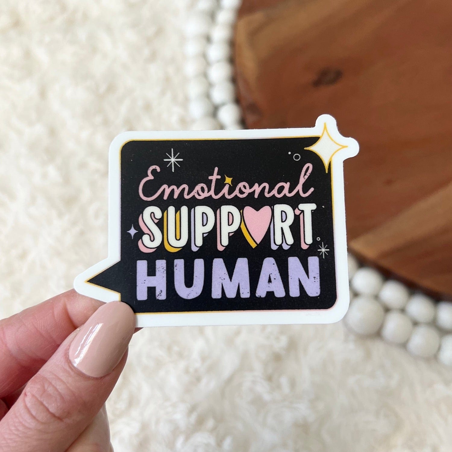  Emotional support human sticker、mySite、elrpsem3k