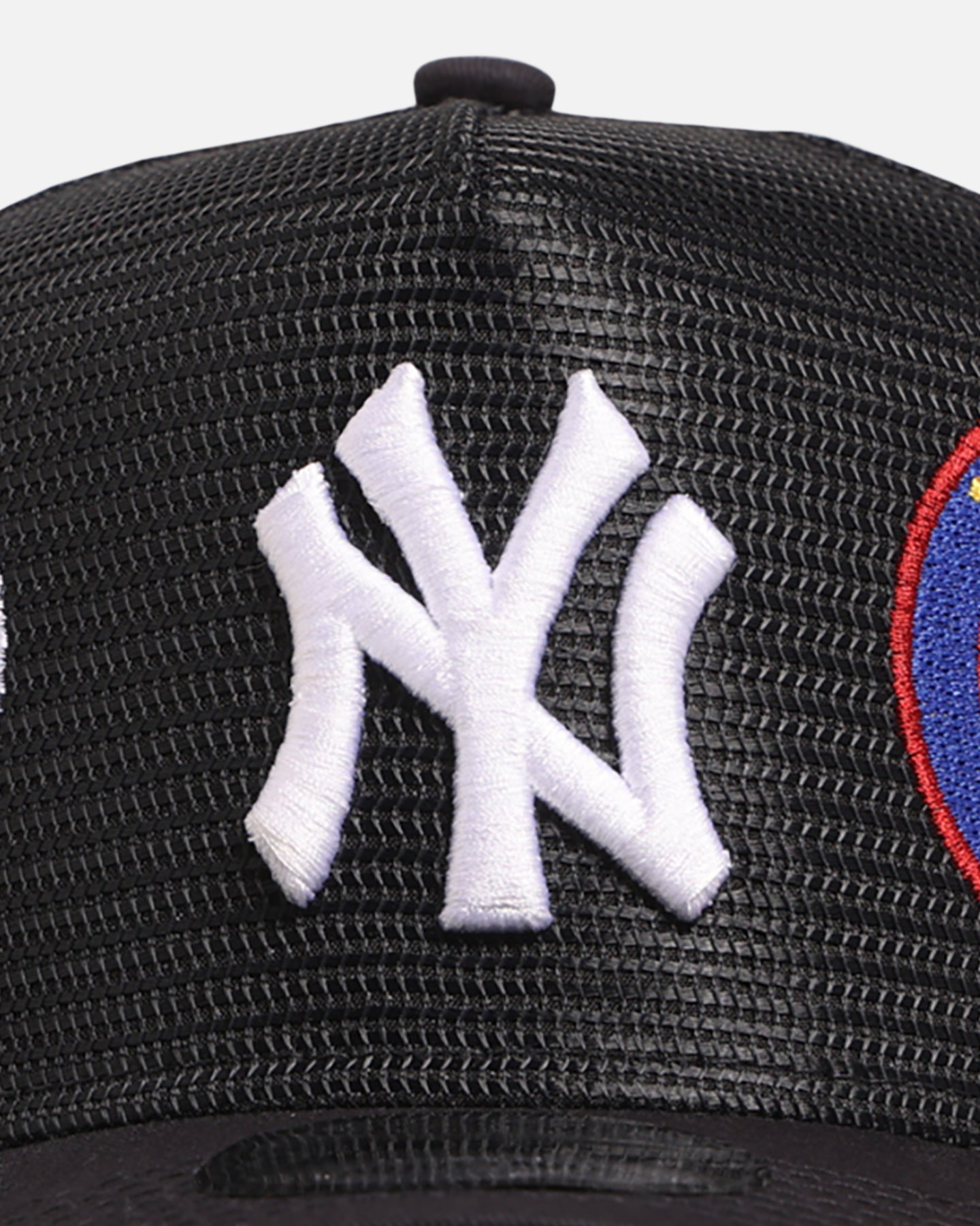 New Era New York Yankees 'Mesh Crown All Over Logos' 9FORTY A-Frame Snapback Official Team Colour、mySite、zt4zffjzw