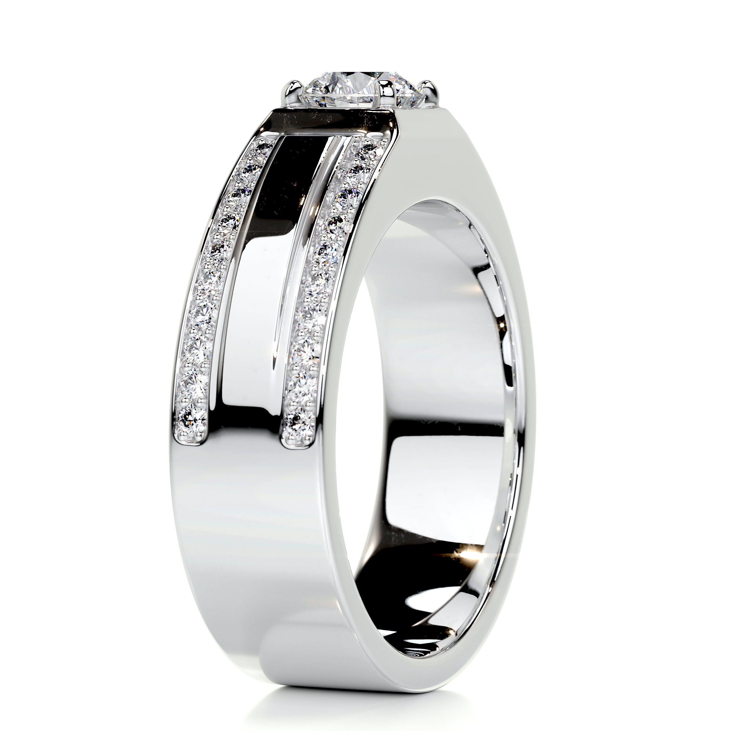 Raquel Diamond Wedding Band (1.25 Carat) -Platinum、mySite、hinf8tx79