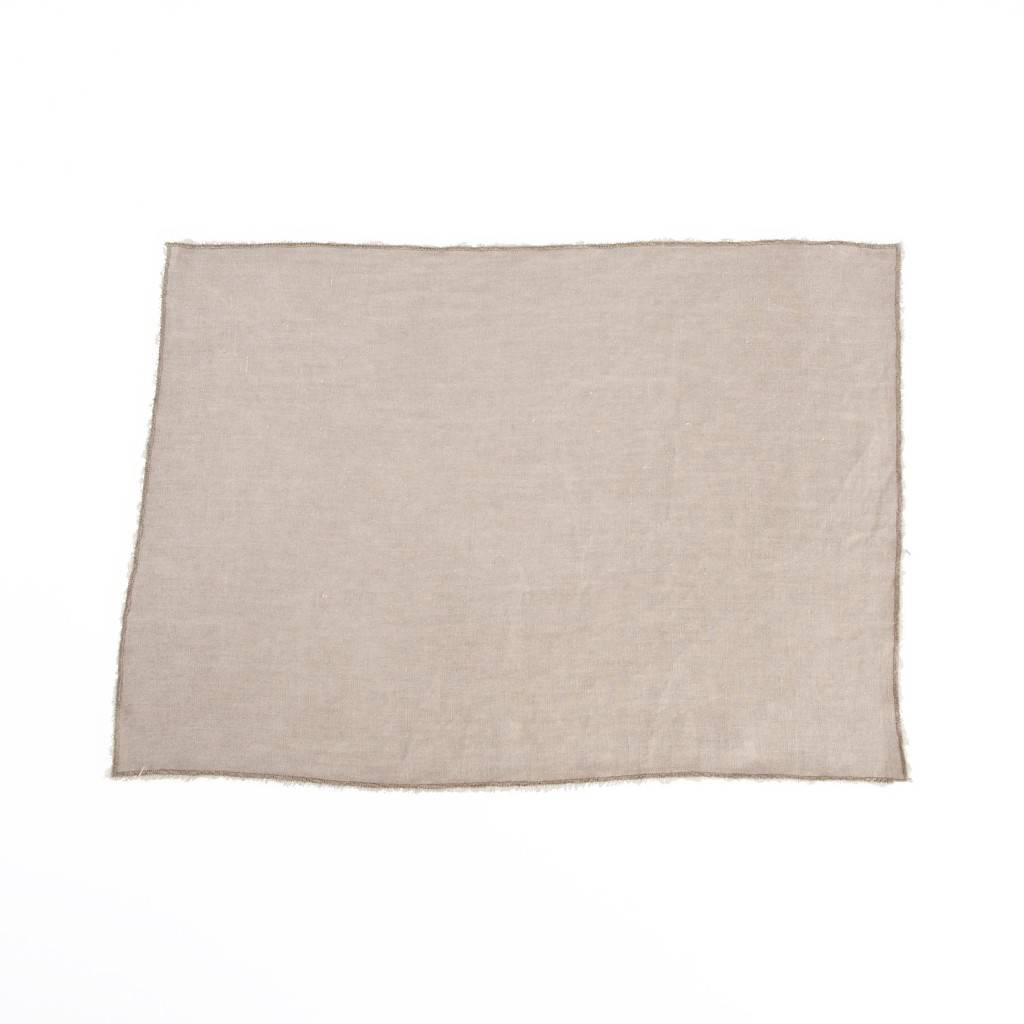  Fringed Design Stone Washed Placemat 4PC、mySite、elrpsem3k