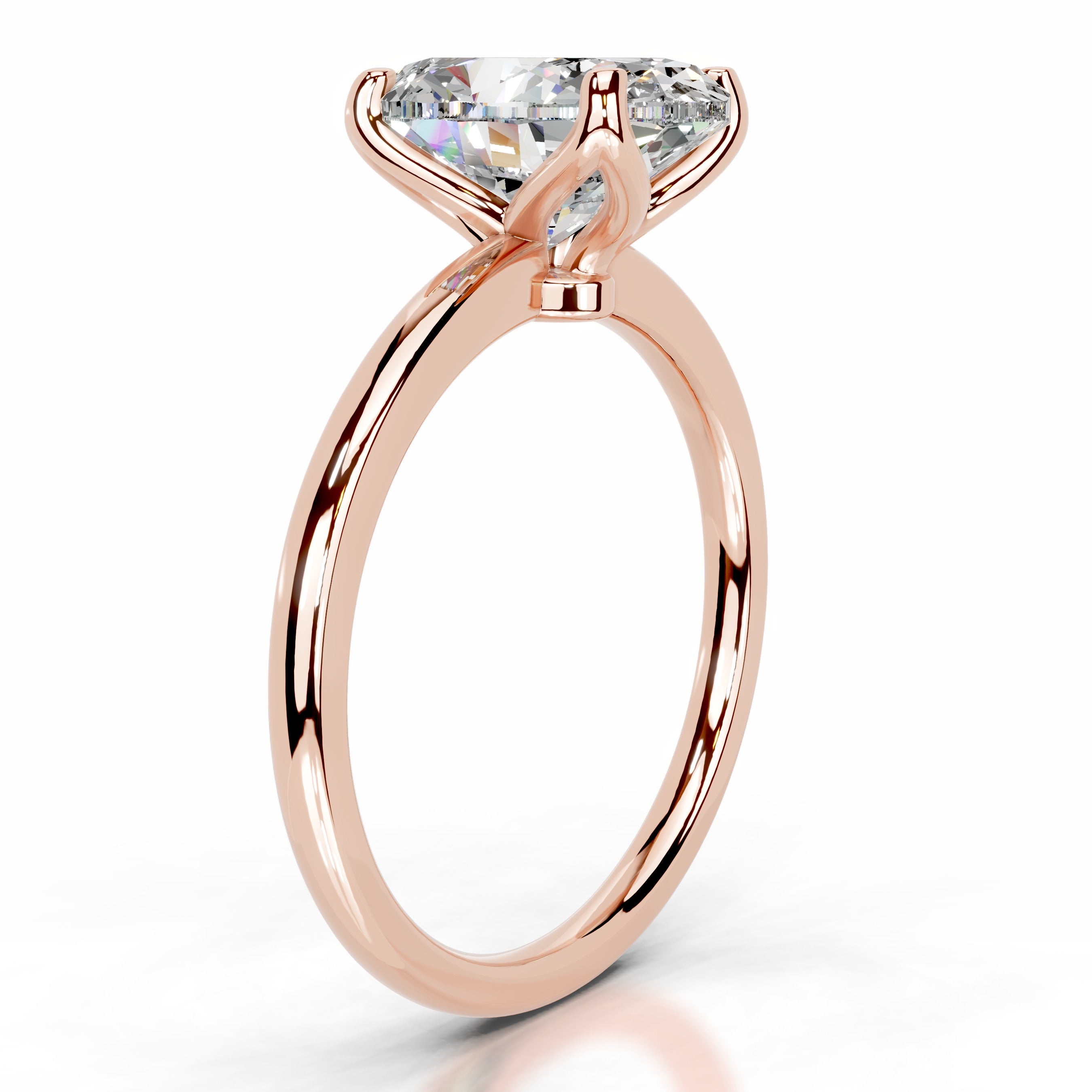 Phoenix Moissanite Ring - 14K Rose Gold、mySite、hinf8tx79