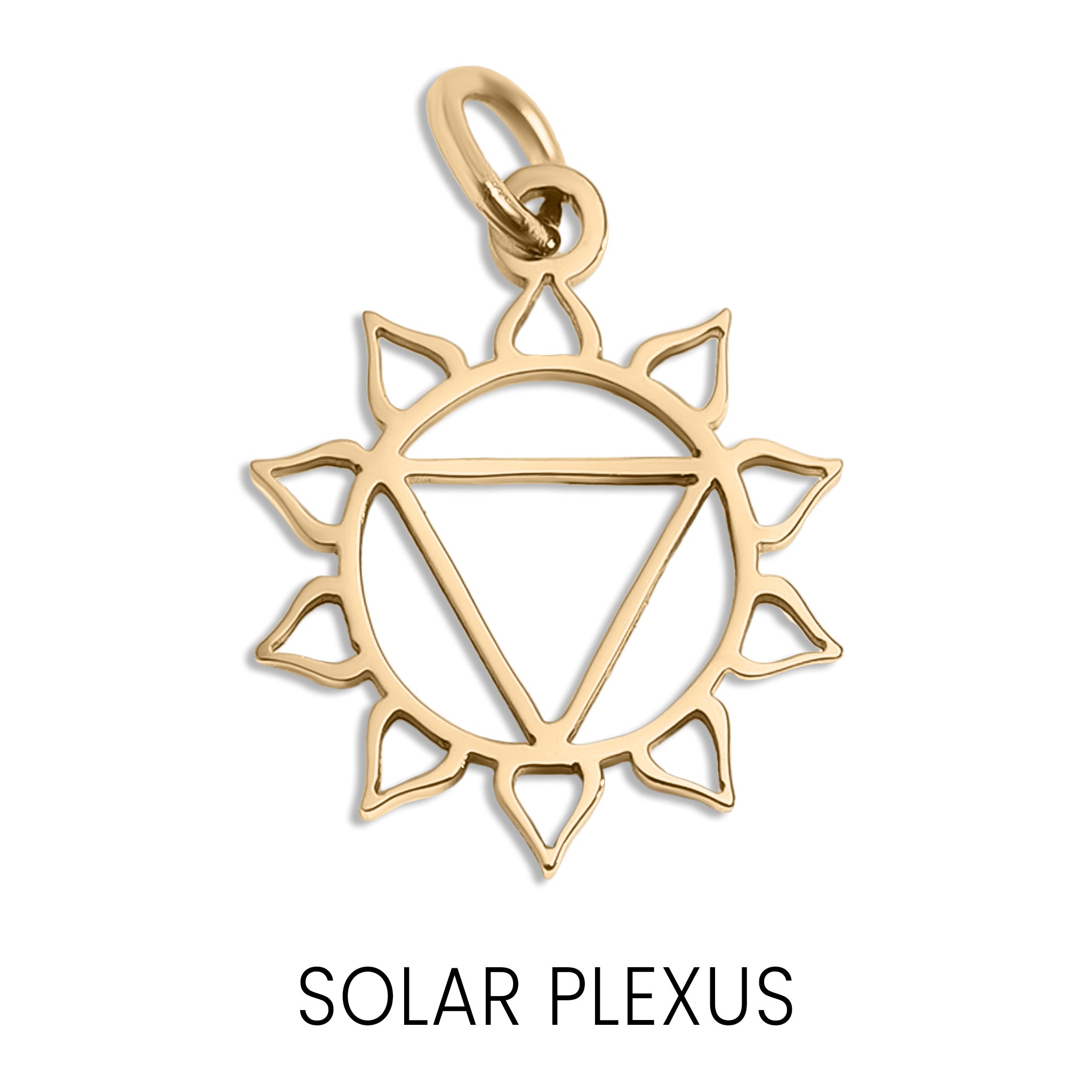 18K Gold PVD Stainless Steel Chakra Charms / PDL0176、mySite、dreamappss