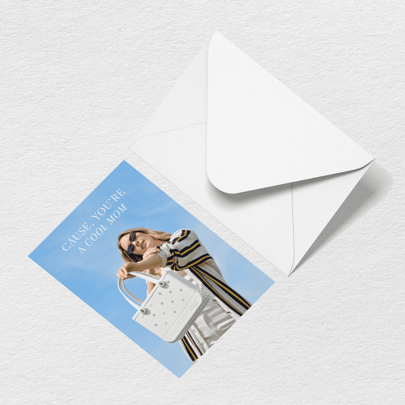 Cool Mom Greeting Card、mySite、solidvoid