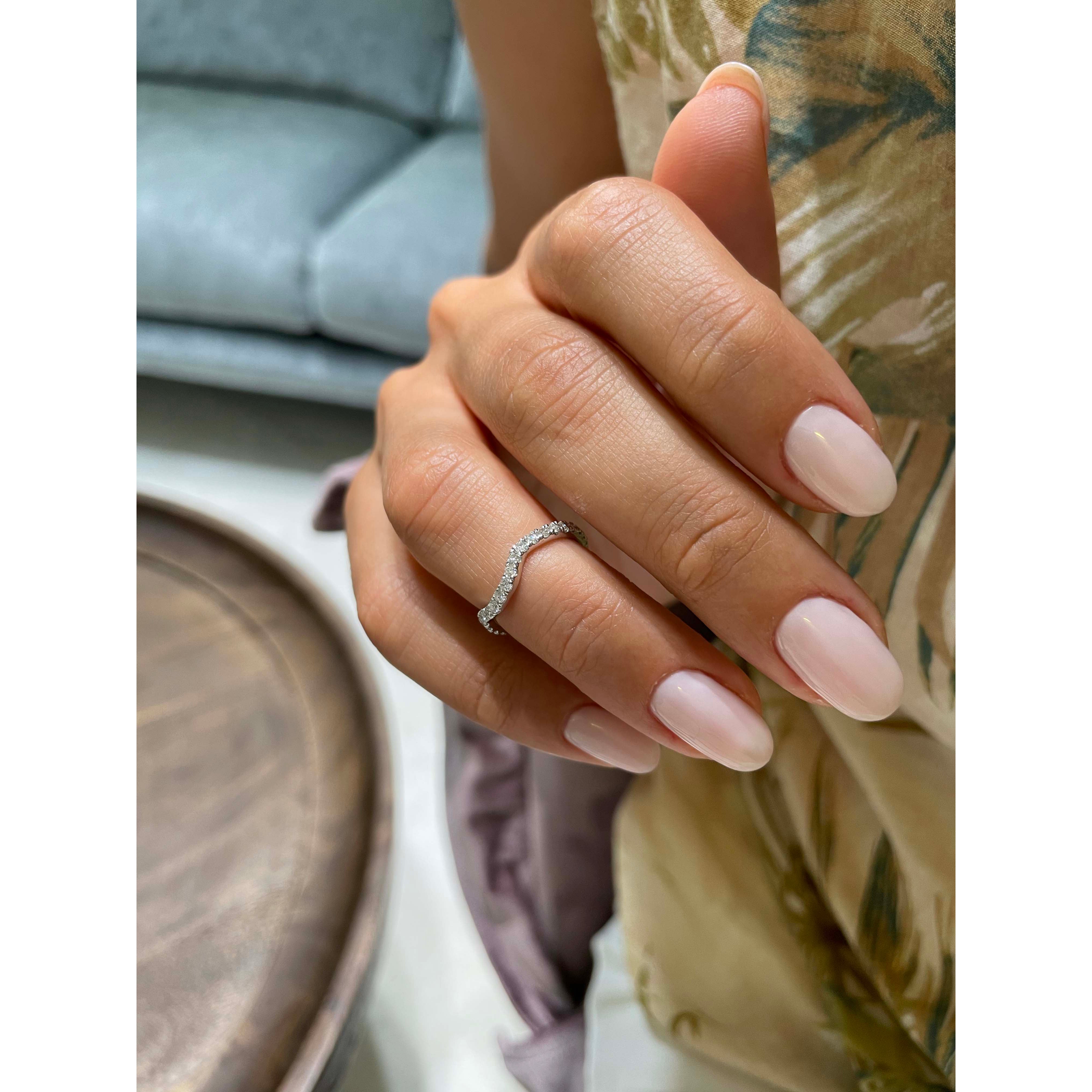 Nina Diamond Wedding Ring (0.2 Carat) -Platinum、mySite、hinf8tx79