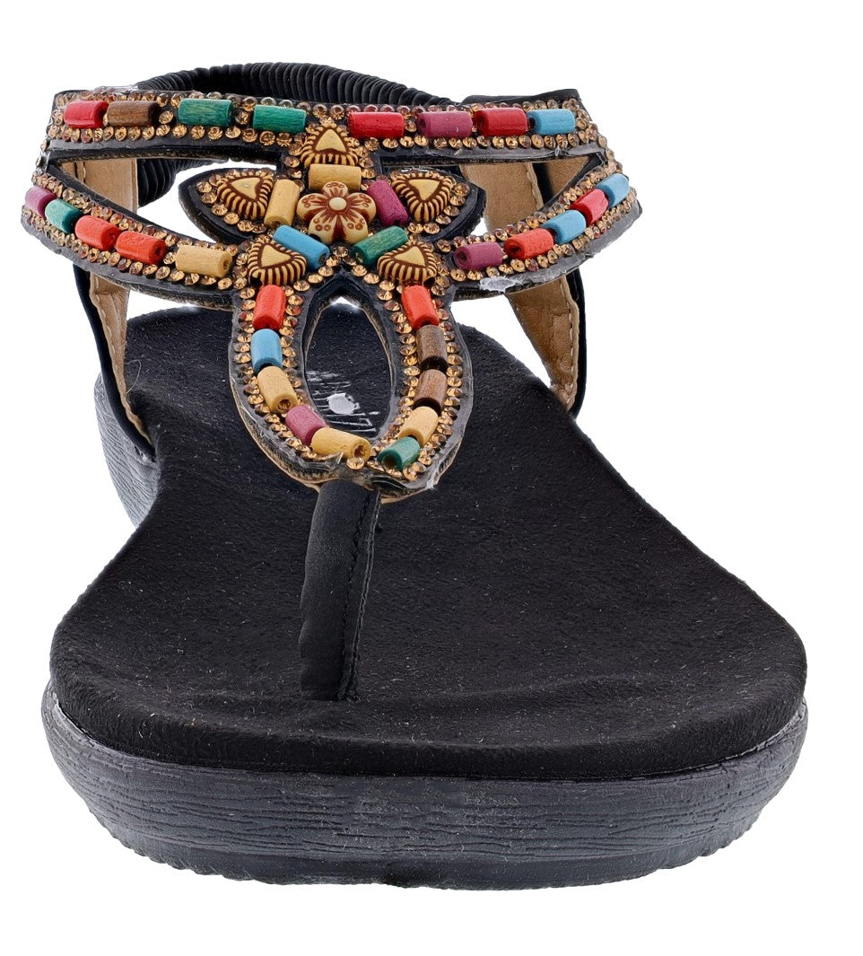 Patrizia Crema Wedge Thong Sandals By Spring Step、mySite、dreamappss